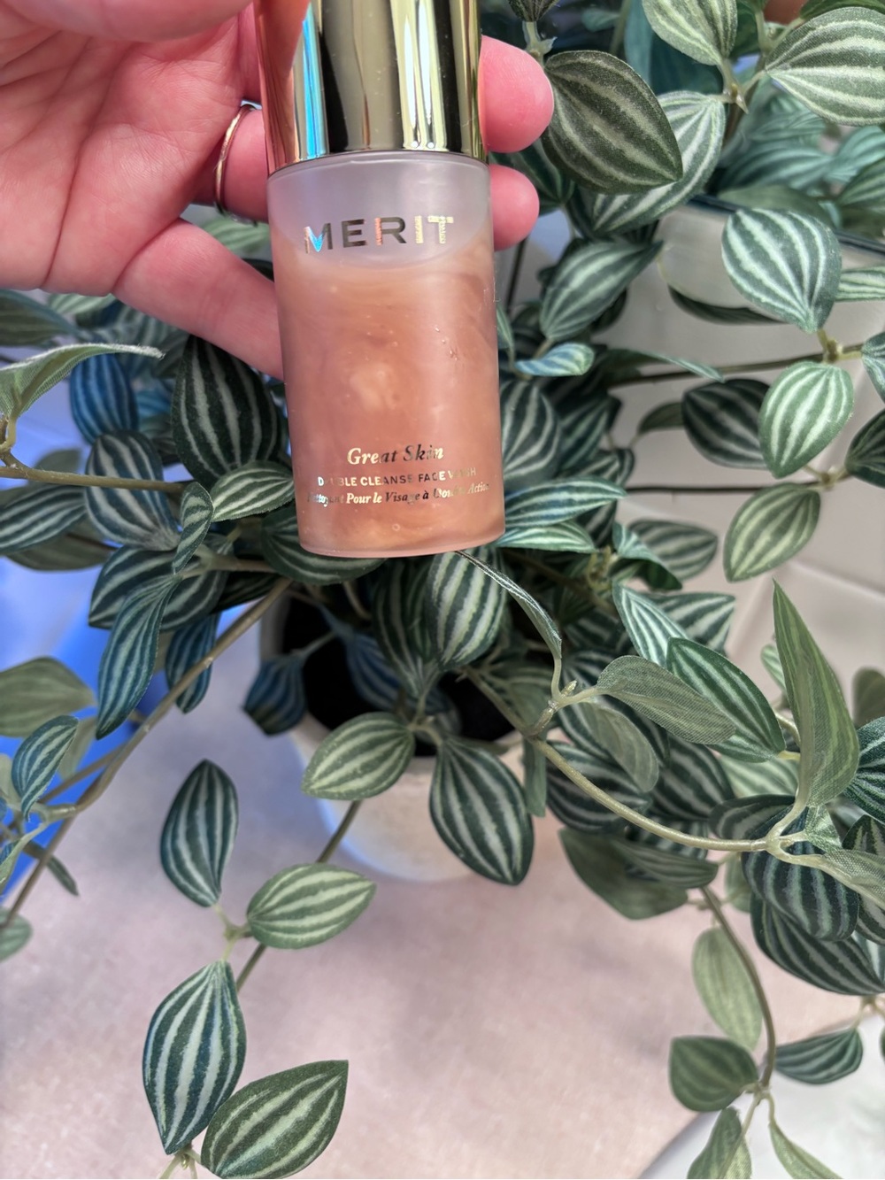 MERIT Great Skin Double Cleanse Face Wash – Brown/Cream